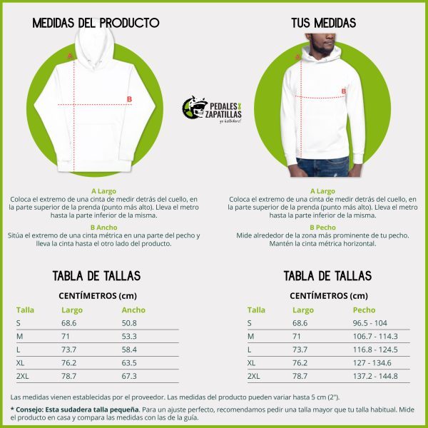 Sudadera piloto de dron Cotton Heritage M2580 tallas