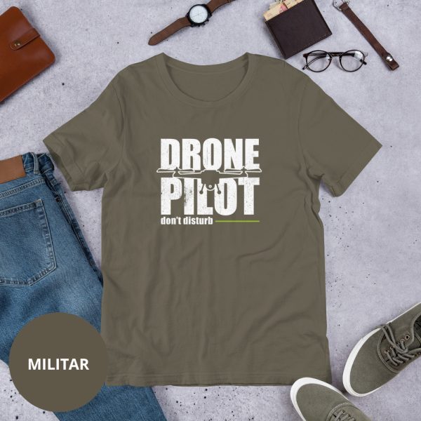 Camiseta piloto de dron militar