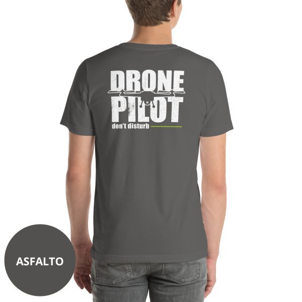 Camiseta piloto de dron asfalto