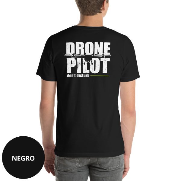 Camiseta piloto de dron negro