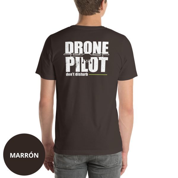 Camiseta piloto de dron marrón