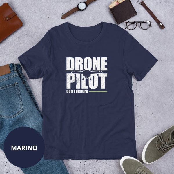 Camiseta piloto de dron marino