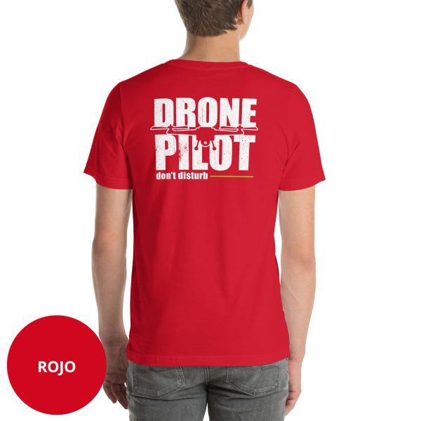 Camiseta piloto de dron roja